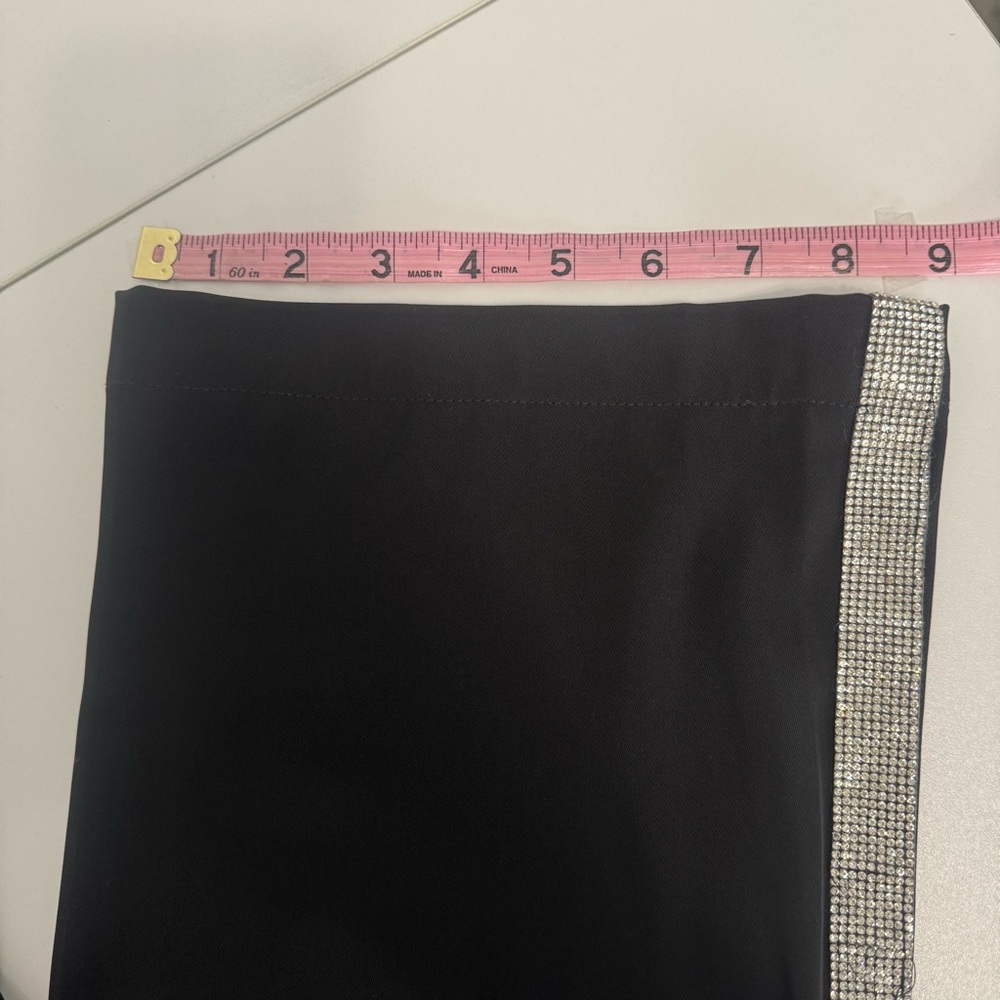 NWT Forever 21 black and rhinestone 2 piece cami and pants size S - Picture 14 of 16